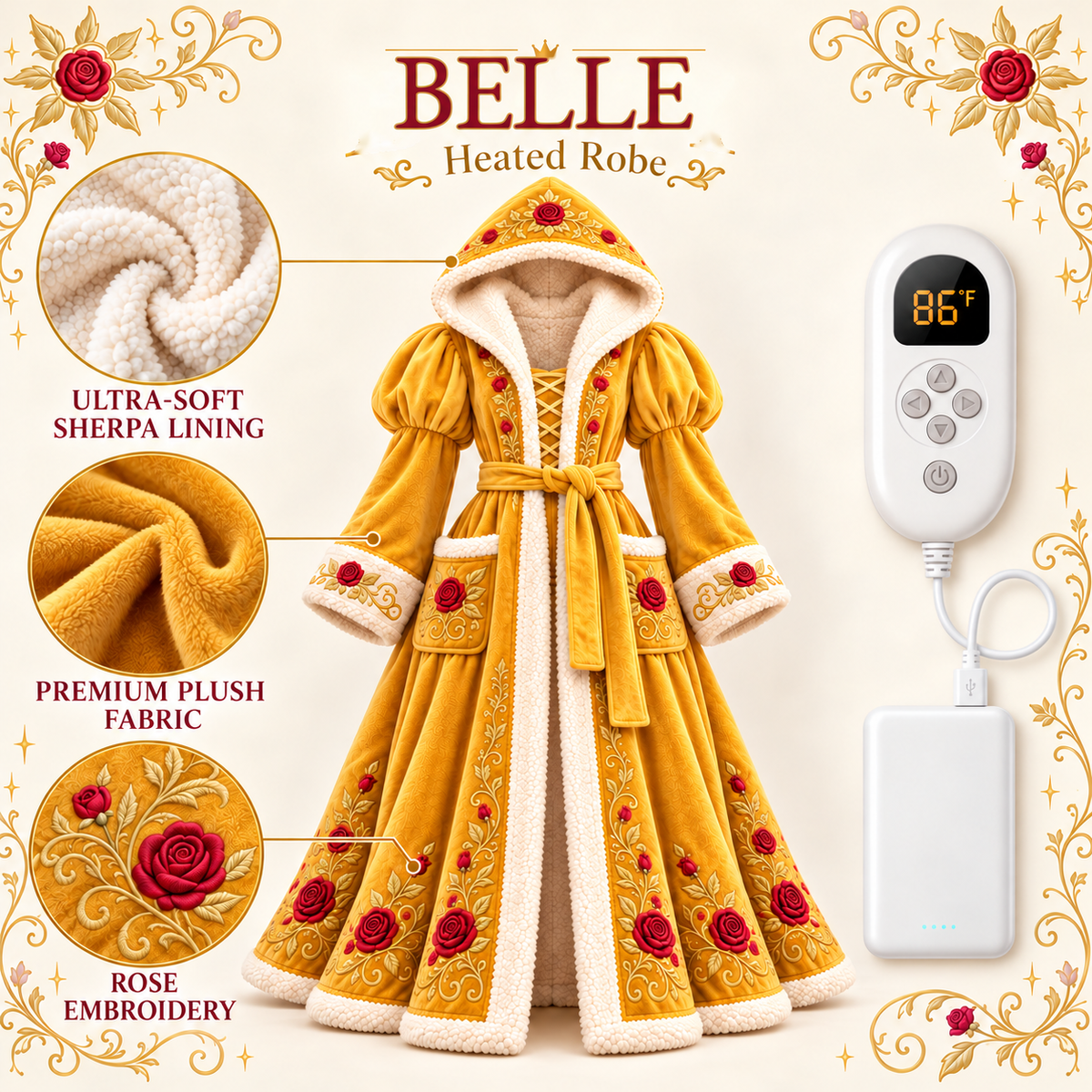 PrincessDream™ Fairytale Heated Robe